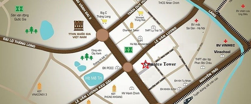 Ban quản lý dự án tòa nhà Comatce Tower cho thuê 83m2 tầng 1 làm văn phòng 7