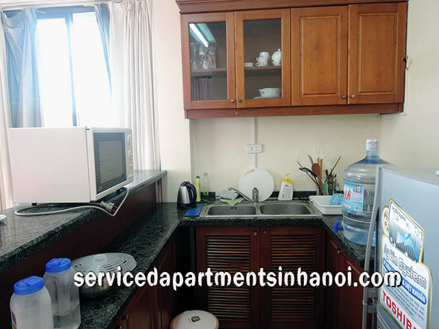 Cho thuê căn hộ 1 phòng ngủ tại phố Nguyễn Khắc Hiếu, Trúc Bạch, Ba Đình 4