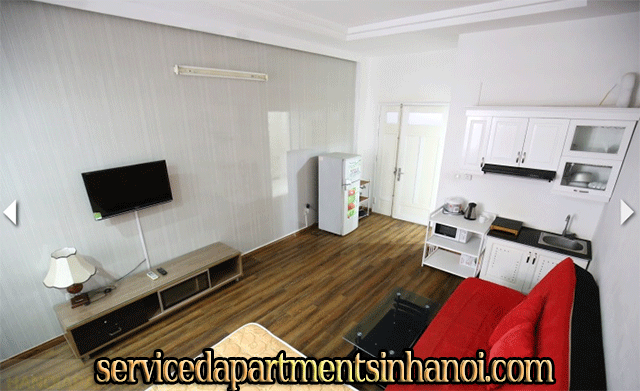 Cho thuê căn hộ dịch vụ phố Cát Linh, giá rẻ 1
