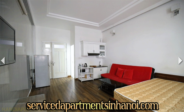 Cho thuê căn hộ dịch vụ phố Cát Linh, giá rẻ 4