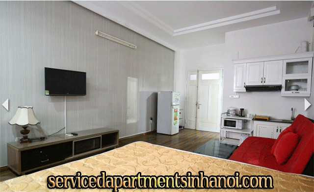 Cho thuê căn hộ dịch vụ phố Cát Linh, giá rẻ 6