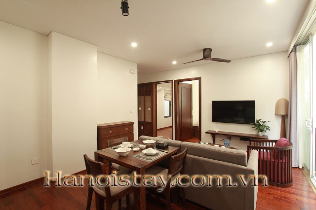 Cho thuê căn hộ cao cấp 2 phòng ngủ tòa nhà Sakamoto Building tại Kim Mã, Ba Đình 5