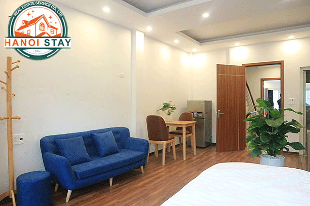 Cho thuê căn hộ dịch vụ giá rẻ, có ban công tại phố Nghi Tàm, quận Tây Hồ 5