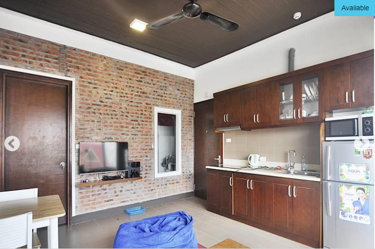 Cho thuê căn hộ dịch vụ đầy đủ nội thất, nhiều ánh sáng tự nhiên tại Tây Hồ 5