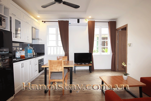 Cho thuê căn hộ dịch vụ đầy đủ nội thất hiện đại phố Tô Ngọc Vân, Tây Hồ