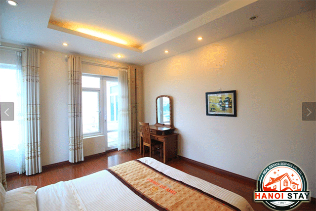 Căn hộ dịch vụ có view hồ cho thuê tại phố Yên Phụ, quận Tây Hồ 7