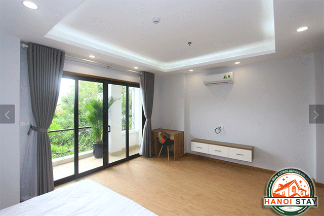 Cho thuê căn hộ dịch vụ 2 phòng ngủ hiện đại ở phố Yên Phụ, Tây Hồ 6