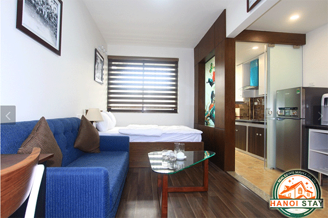 Căn hộ dịch vụ mới và đầy đủ nội thất cho thuê tại phố Cát Linh, quận Đống Đa 3