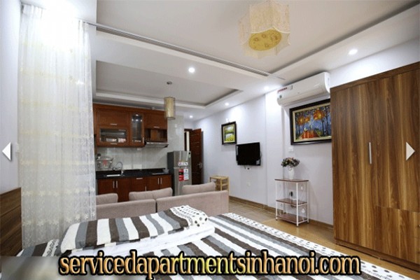 Cần cho thuê căn hộ Studio đẹp đường Láng Hạ, quận Đống Đa, gần hồ Hoàng Cầu 3