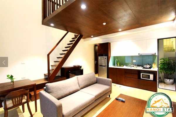 Cho thuê căn hộ dịch vụ mới và phong cách đặc biệt tại Kim Mã, gần Lotte Buiding