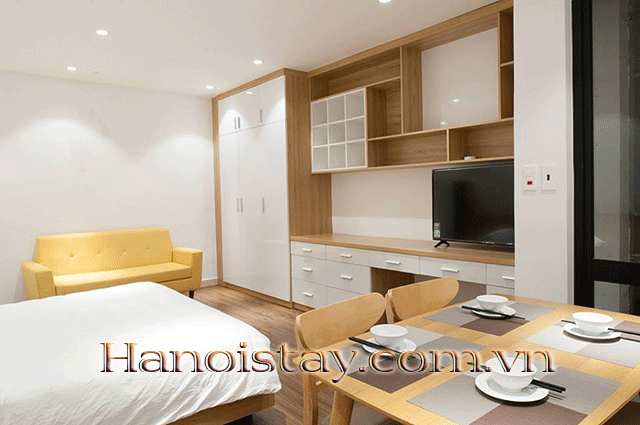 Căn hộ dịch vụ gần phố Duy Tân, Cầu Giấy, căn hộ mới và phòng cách hiện đại 7