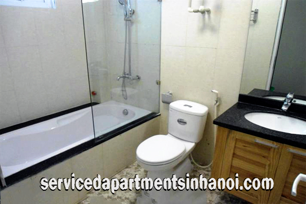 Căn hộ dịch vụ đủ đồ cho thuê với 2 phòng ngủ tại phố Ngọc Khánh, Ba Đình 9