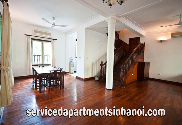 Chính chủ muốn cho thuê gấp nhà riêng 4 phòng ngủ có sân vườn và tầng hầm tại Đặng Thai Mai, Tây Hồ 1