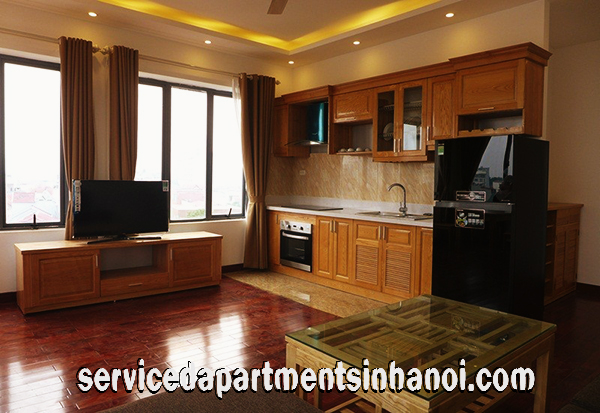 Căn hộ dịch vụ 1 phòng ngủ, mới đầy đủ nội thất tại Tô Ngọc Vân, Tây Hồ 3