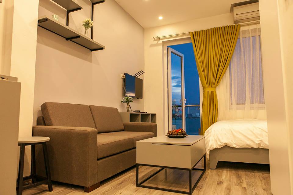 Cho thuê căn hộ dịch vụ 1 phòng ngủ, giá hợp lý tại trung tâm quận Tây Hồ 4