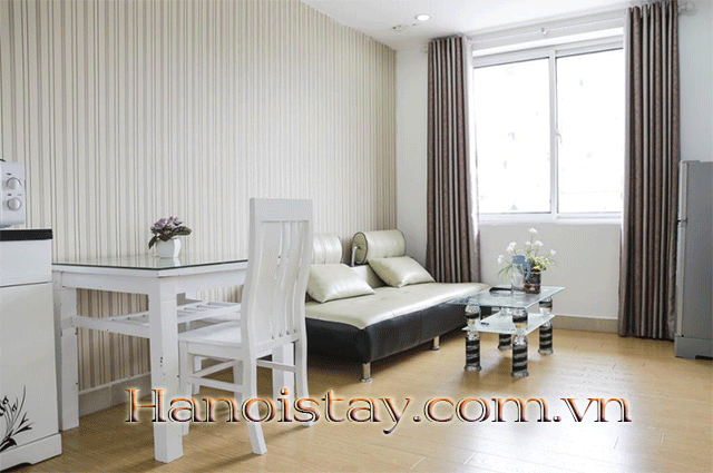 Căn hộ 2 phòng ngủ giá rẻ, đủ nội thất cho thuê ở phố Trần Thái Tông, Cầu Giấy 3