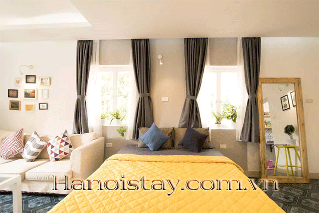 Cho thuê căn hộ 1 phòng ngủ cạnh Triển Lãm Giảng Võ, Đống Đa 3