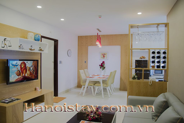 Căn hộ 1 phòng ngủ đầy đủ tiện nghi cho thuê tại Hoàng Quốc Việt, Cầu Giấy 3