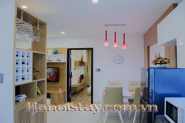 Căn hộ 1 phòng ngủ đầy đủ tiện nghi cho thuê tại Hoàng Quốc Việt, Cầu Giấy 9