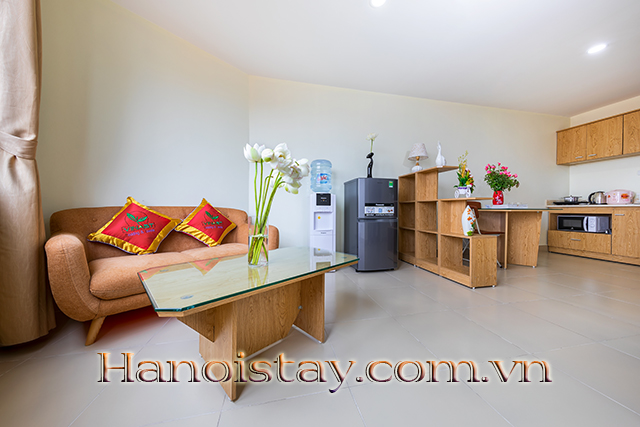 Cho thuê căn hộ dịch vụ 1 phòng ngủ full nội thất ở phố Trung Kính, quận Cầu Giấy 7