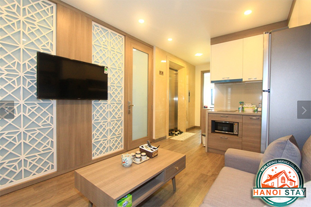 Căn hộ dịch vụ cho thuê tại phố Trần Thái Tông, Cầu Giấy với 2 phòng ngủ và đầy đủ nội thất 4