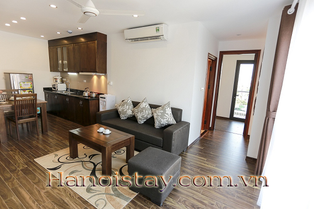 Căn hộ dịch vụ 2 phòng ngủ full nội thất cho thuê gần công viên Cầu Giấy 7
