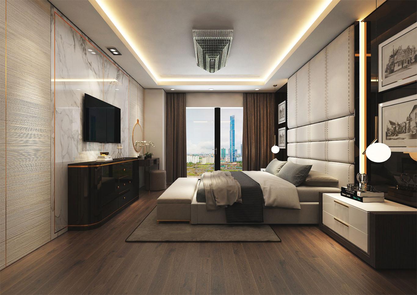 Căn hộ 2 và 3 phòng ngủ tại Sunshine Center 16 Phạm Hùng cho thuê full nội thất cao cấp 3