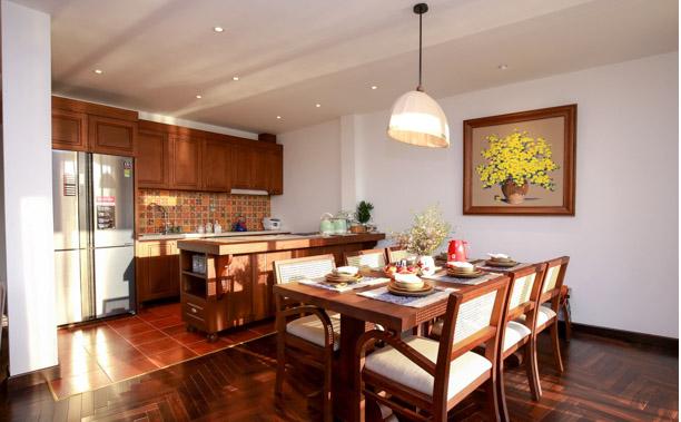 Căn hộ 3 phòng ngủ cao cấp có view Hồ cho thuê tại phố Yên Phụ, quận Tây Hồ 7