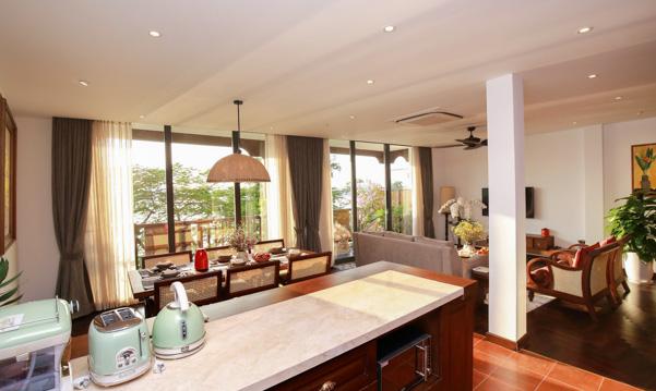 Căn hộ 3 phòng ngủ cao cấp có view Hồ cho thuê tại phố Yên Phụ, quận Tây Hồ 3
