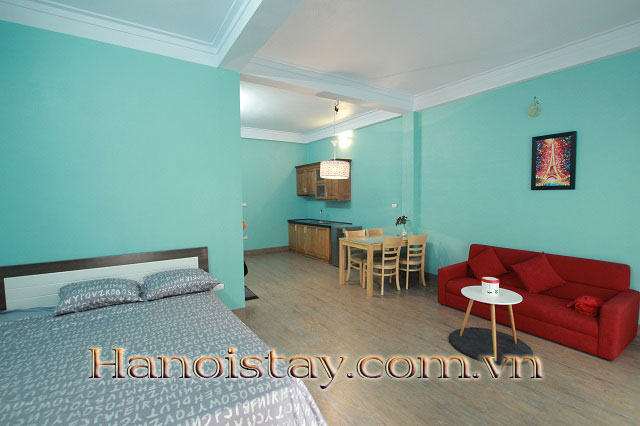 Cho thuê gấp phòng studio thoáng mát giá rẻ có ban công tại Âu Cơ, Tây Hồ 5
