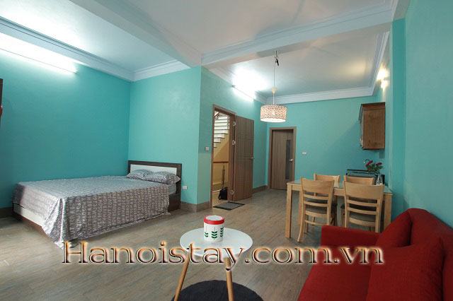 Cho thuê gấp phòng studio thoáng mát giá rẻ có ban công tại Âu Cơ, Tây Hồ 8