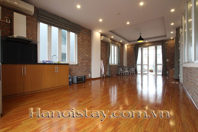 Căn hộ dịch vụ siêu thoáng, có sân vườn cho thuê tại trung tâm quận Tây Hồ 9