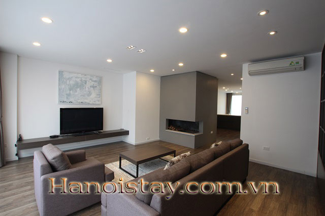 Căn hộ Dupplex cao cấp 3 phòng ngủ cho người nước ngoài thuê tại tầng thượng quận Tây Hồ 2