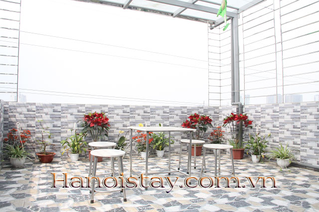 Căn hộ dịch vụ nội thất mới cho thuê tại phố Âu Cơ, Tây Hồ, có sân thượng đẹp, giá hạt rẻ 7