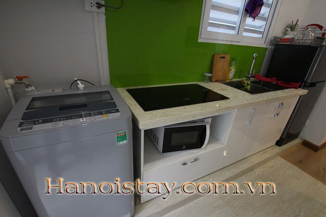 Cho thuê căn hộ dịch vụ 2 ngủ full đồ và rẻ nhất khu vực Giảng Võ, Ba Đình 5