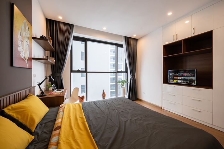 Căn hộ 1 phòng ngủ full đồ mới, view cực đẹp cho thuê tại Sun Grand City - Ancora Residence 3