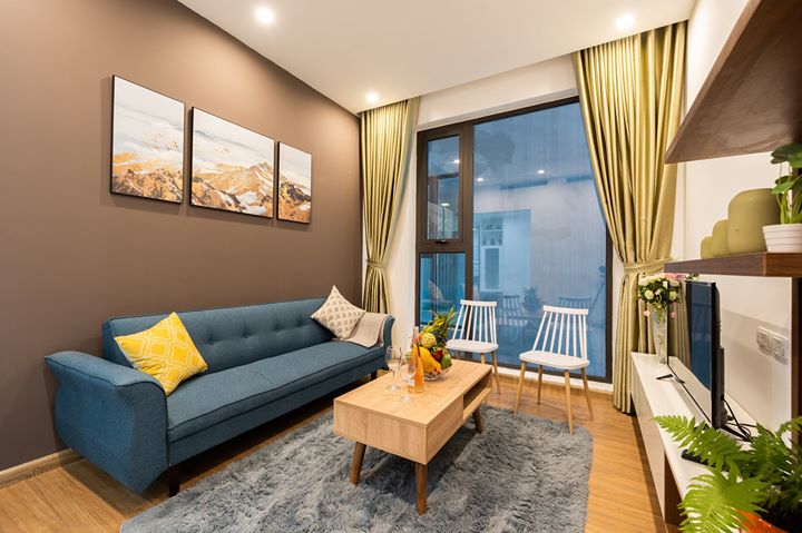 Căn hộ 1 phòng ngủ full đồ mới, view cực đẹp cho thuê tại Sun Grand City - Ancora Residence 6