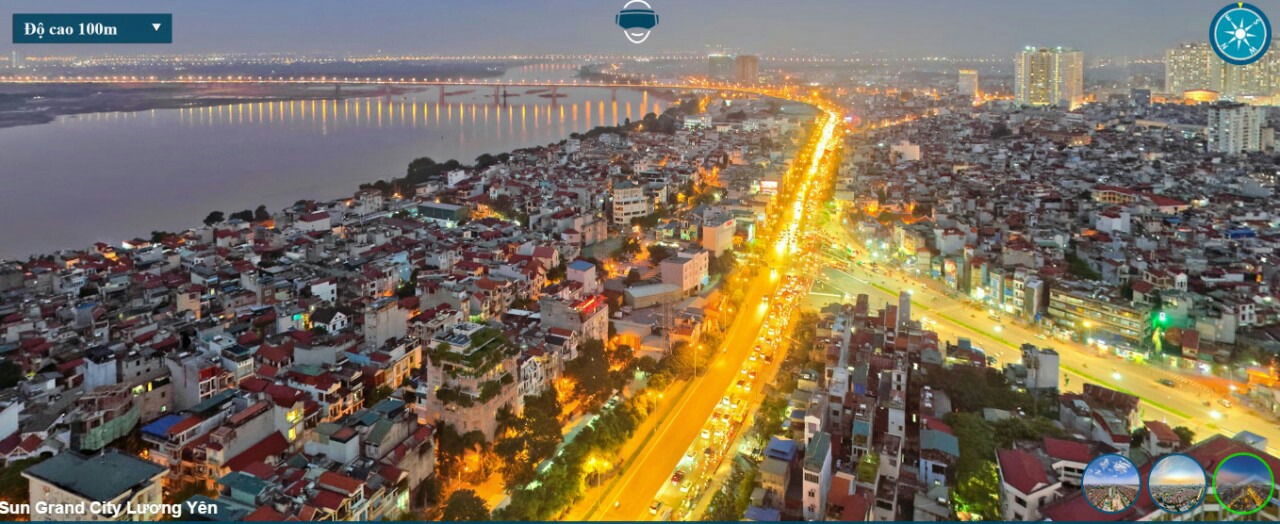 Căn hộ 1 phòng ngủ full đồ mới, view cực đẹp cho thuê tại Sun Grand City - Ancora Residence 9