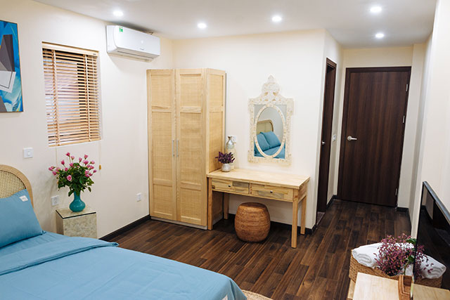 Cho thuê căn hộ giá rẻ, thiết kế mới lạ và đấy đủ nội thất tại Giang Văn Minh, Ba Đình 1