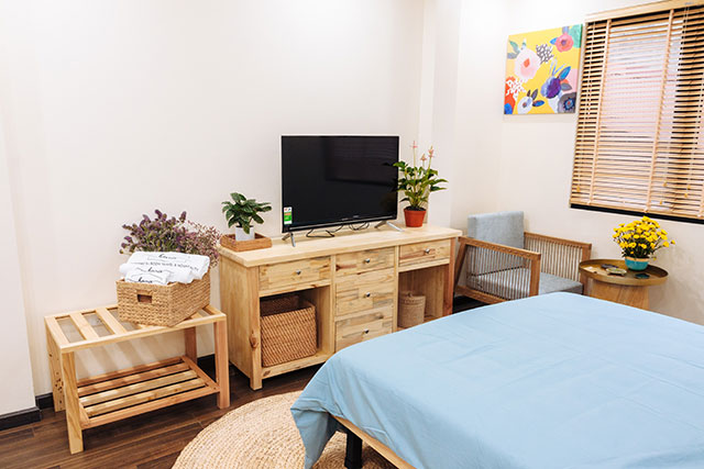 Cho thuê căn hộ giá rẻ, thiết kế mới lạ và đấy đủ nội thất tại Giang Văn Minh, Ba Đình 1