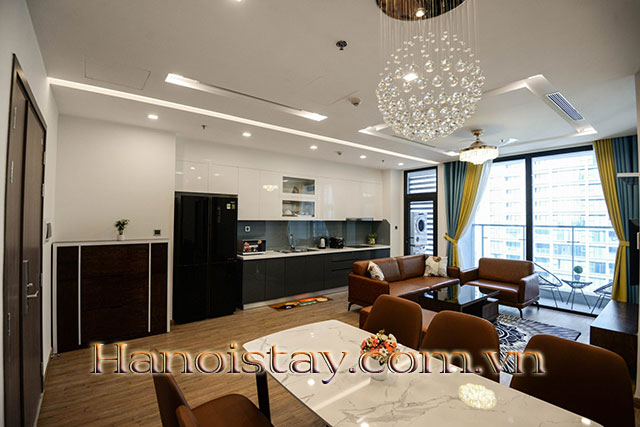 Căn hộ 3 phòng ngủ tầng cao, view tuyệt đẹp cho người nước ngoài thuê tại Vinhomes Metropolis, 7