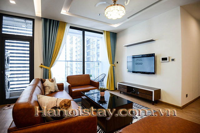Căn hộ 3 phòng ngủ tầng cao, view tuyệt đẹp cho người nước ngoài thuê tại Vinhomes Metropolis, 8