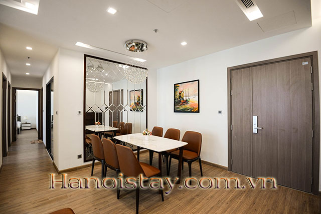Căn hộ 3 phòng ngủ tầng cao, view tuyệt đẹp cho người nước ngoài thuê tại Vinhomes Metropolis, 4