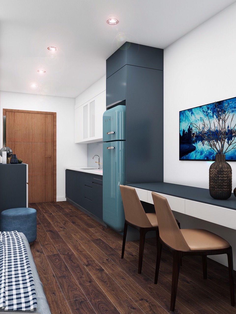 Cho thuê căn hộ officetel tại Vinhomes GreenBay, giá siêu rẻ, đầy đủ nội thất 3