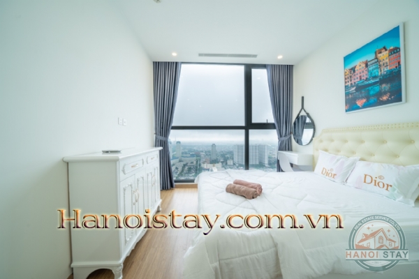 Chiêm ngưỡng thiết kế ấn tượng trong căn hộ cao cấp VINHOMES SKYLAKE 02 PN cho thuê 2