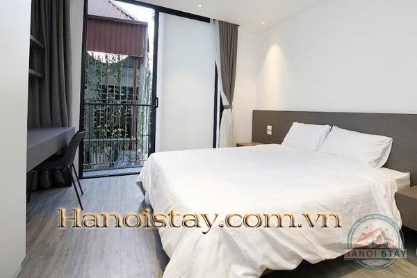 Cho thuê căn hộ dịch vụ 1 phòng ngủ xinh xắn ngay sát công viên nước Hồ Tây 5