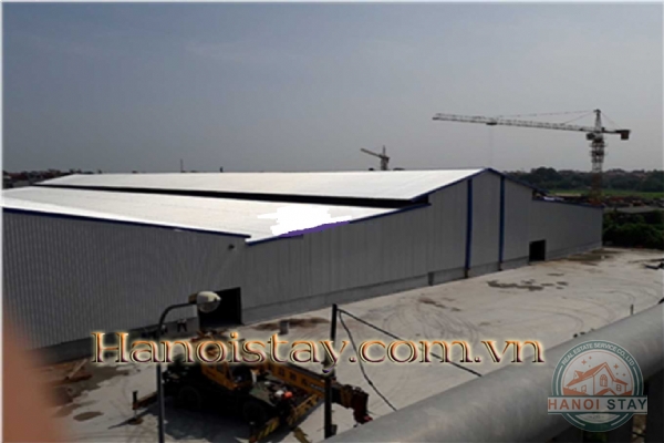 Cho thuê 2000 m2 kho tại Kim Nỗ, Đông Anh, Hà Nội làm kho xưởng và văn phòng 1