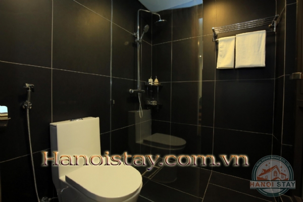 Căn hộ dịch vụ cho thuê, thiết kế hiện đại, phong cách phóng khoáng, không gian mở 10