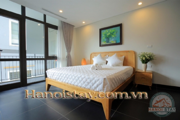 Căn hộ dịch vụ cho thuê, thiết kế hiện đại, phong cách phóng khoáng, không gian mở 11