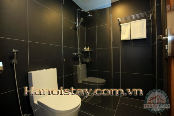 Căn hộ dịch vụ cho thuê, thiết kế hiện đại, phong cách phóng khoáng, không gian mở 24